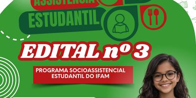 EDITAL Nº 03/2026 - PROGRAMA SOCIOASSISTENCIAL ESTUDANTIL