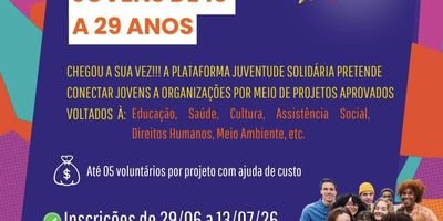 Edital de convocação n° 02/26 - Plataforma Juventude Solidária