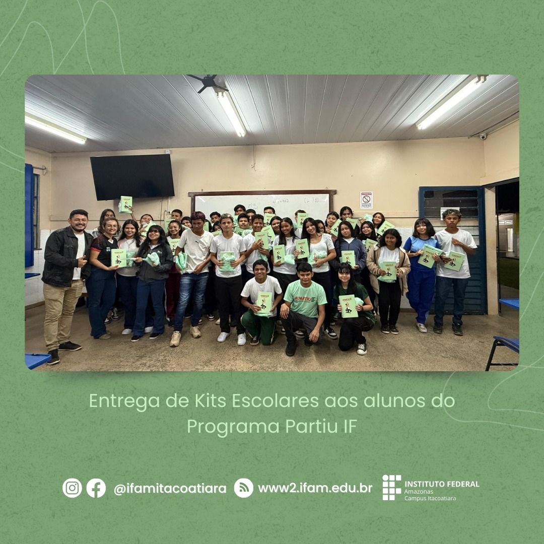 🎒Entrega de Kits Escolares – Programa Partiu IF✨